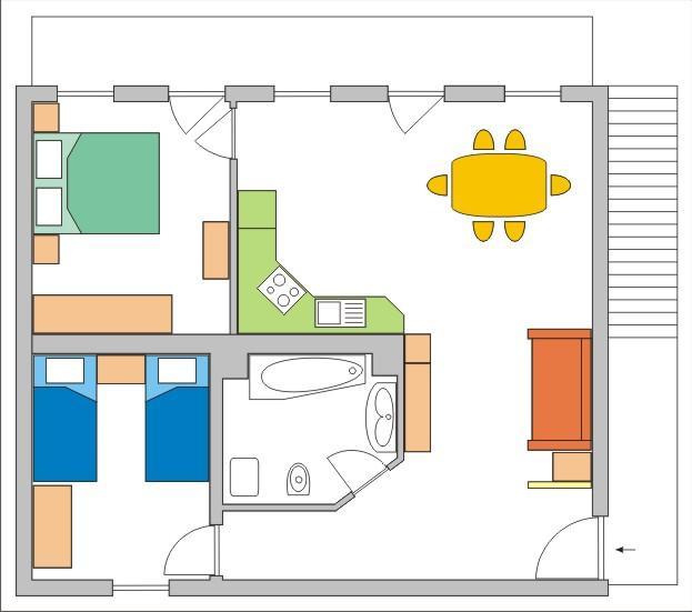 Apartma Veverin Lokve Esterno foto